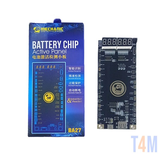 Placa de Ativação de Bateria Mechanic BA27 para iPhone 5g-13 Pro Max/Android